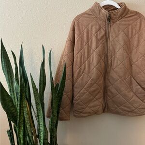 Quilted Bomber Jacket
